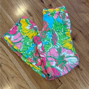 Lilly Pulitzer Colorful Floral Pants